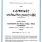 Certifikát stážového pracoviště pro azylový dům